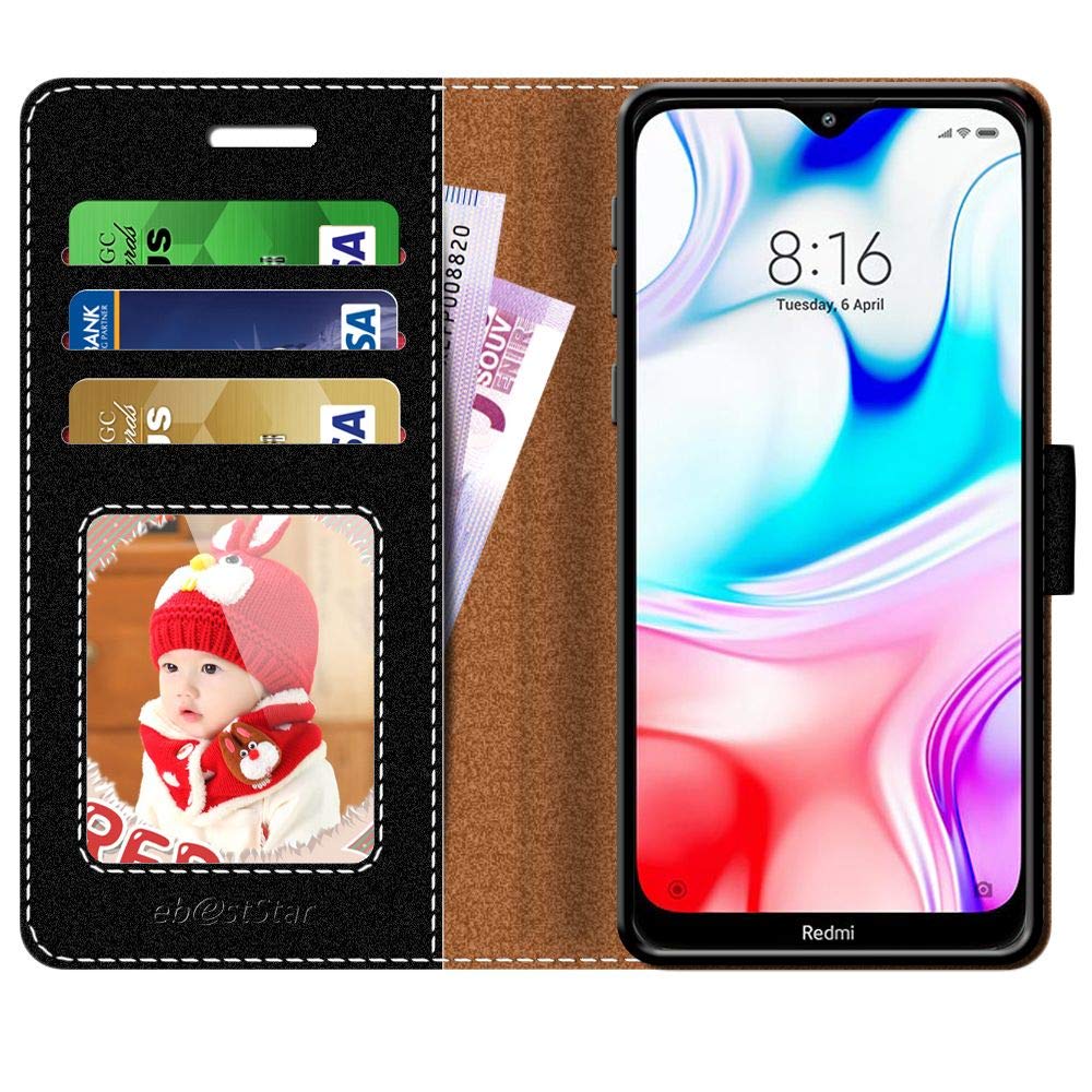 Wallet Case Für Xiaomi Redmi Note 9 – PU Leder Hülle Mit Kartenfächern & Standfunktion