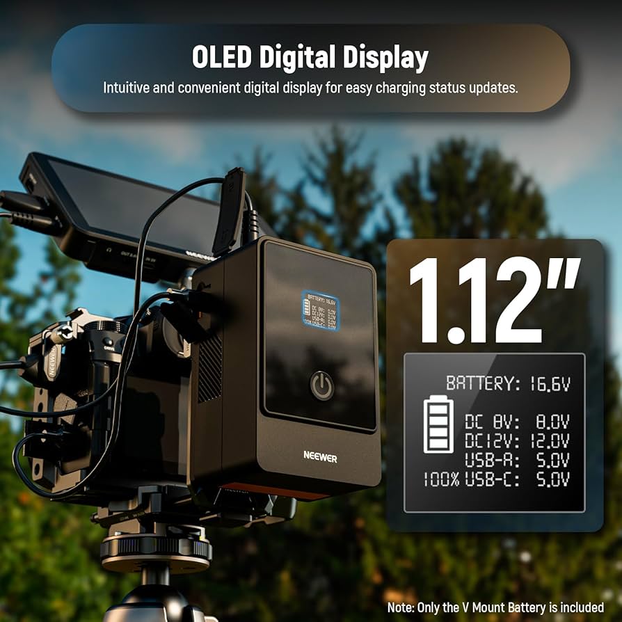 NEEWER ミニVマウントバッテリー 6800mAh 99Wh Amazon.com : Neewer Mini V Mount Battery 6800mAh 99Wh 14.5V