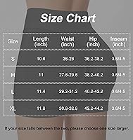 Vista 4 de Women's Workout Impact Shorts 3.6" /4.5" Scrunch Butt Lifting Gym Shorts Yoga Running Biker