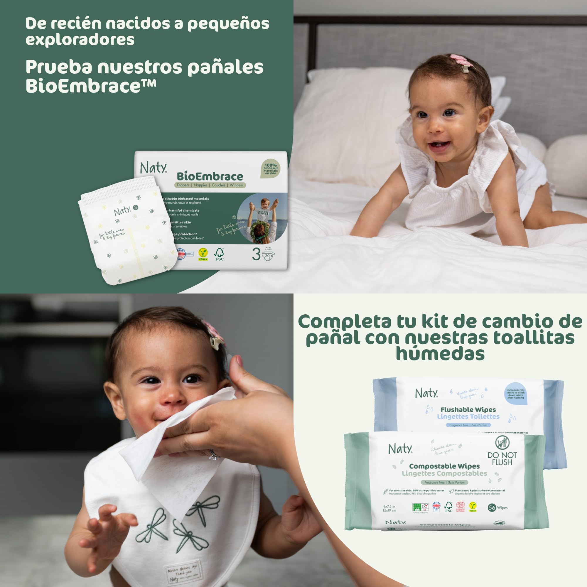 Naty FreeMovers Pañales Braguita, Talla 5 (12–18kg), 80 unidades | Para Piel Sensible, Bebé Pants Hipoalergénicos, Hasta 12 Horas de Protección contra Fugas, Suaves, Sin Perfume, Elástica