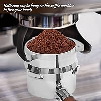 Vista 3 de Embudo dosificador de acero inoxidable de 2.126 in para portafiltros espresso