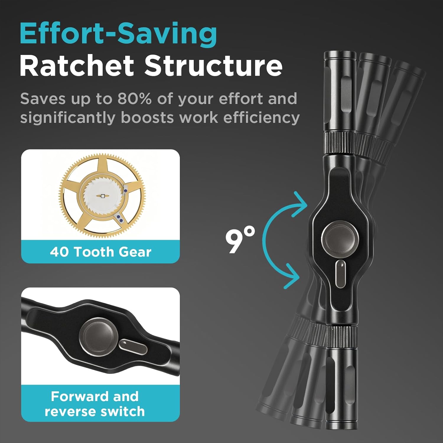 STEELITE Ratchet Screwdriver Set, 24 in 1 Magnetic Screwdriver sets, S2 Steel Bits, Removable DIY Combination for Furniture Assembly, Precision Electrical Appliance Repair, Bicycle