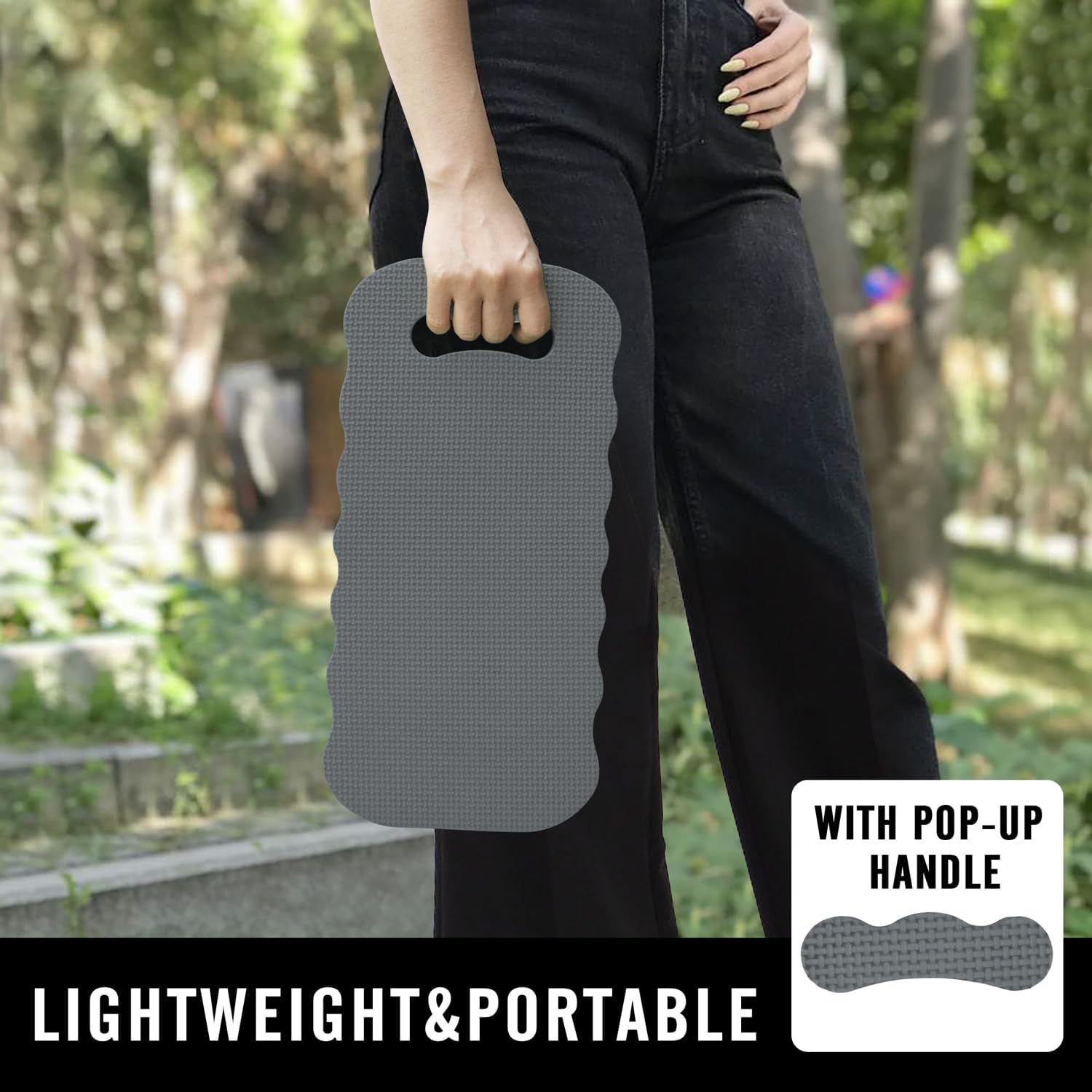 Thick Kneeling Pad 2 Pack, Waterproof,Comfortable Garden Kneeling Pads Stain Resistant, Multi-Functional Kneeler Pad for Gardening, Baby Bath, Yoga, Praying and Exercise (Deep Grey) - Image 6