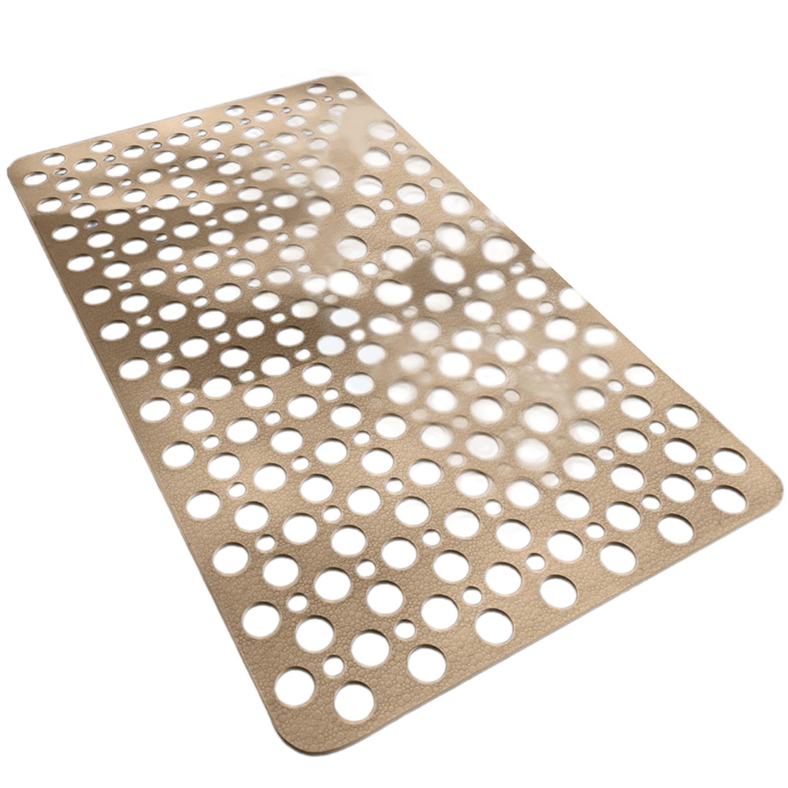 Msioytog Khaki Bathtub Mats, Suction Cup Stability, Antislip, Water Proof, Perfect For Elderly And Children Bath Mats