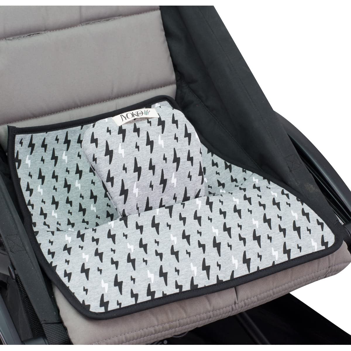 JYOKO Kids Cojín Trainer Super Absorbente y Reutilizable de algodón (Black Rayo)