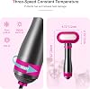Secador de pelo para perros, 2 en 1 secador y cepillo para mascotas, 300W, secador de acicalamiento para mascotas, circulación de aire a 360 grados, ajuste de temperatura en 3 velocidades para gatos y perros pequeños/medianos 5