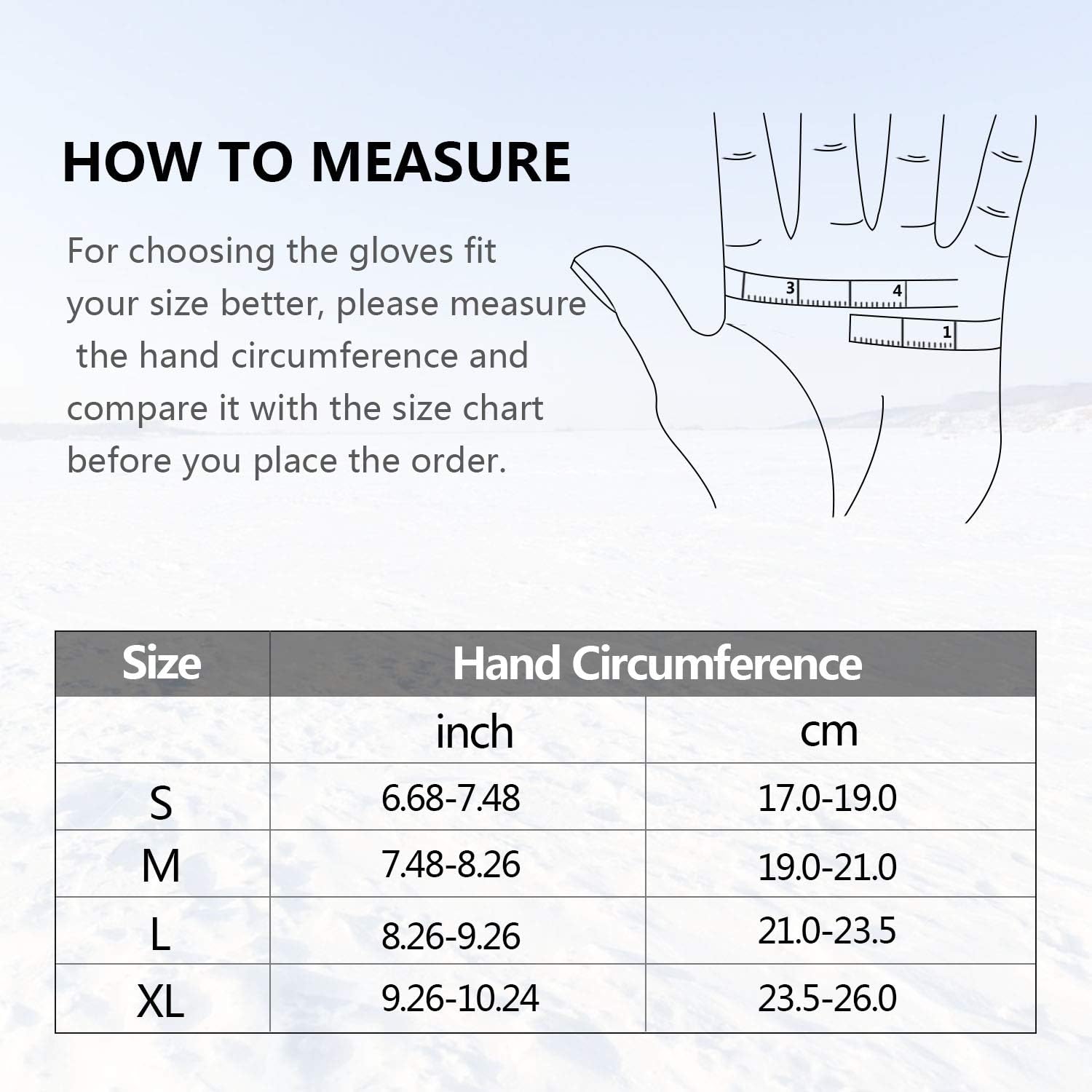 NICEWIN Winter Gloves Men Women, Touch Screen Resistant Windproof Warm Gloves, Cold Weather Thermal Gloves for Cycling, Running, Hiking, Driving, Outdoor Working : Clothing, Shoes & Jewelry