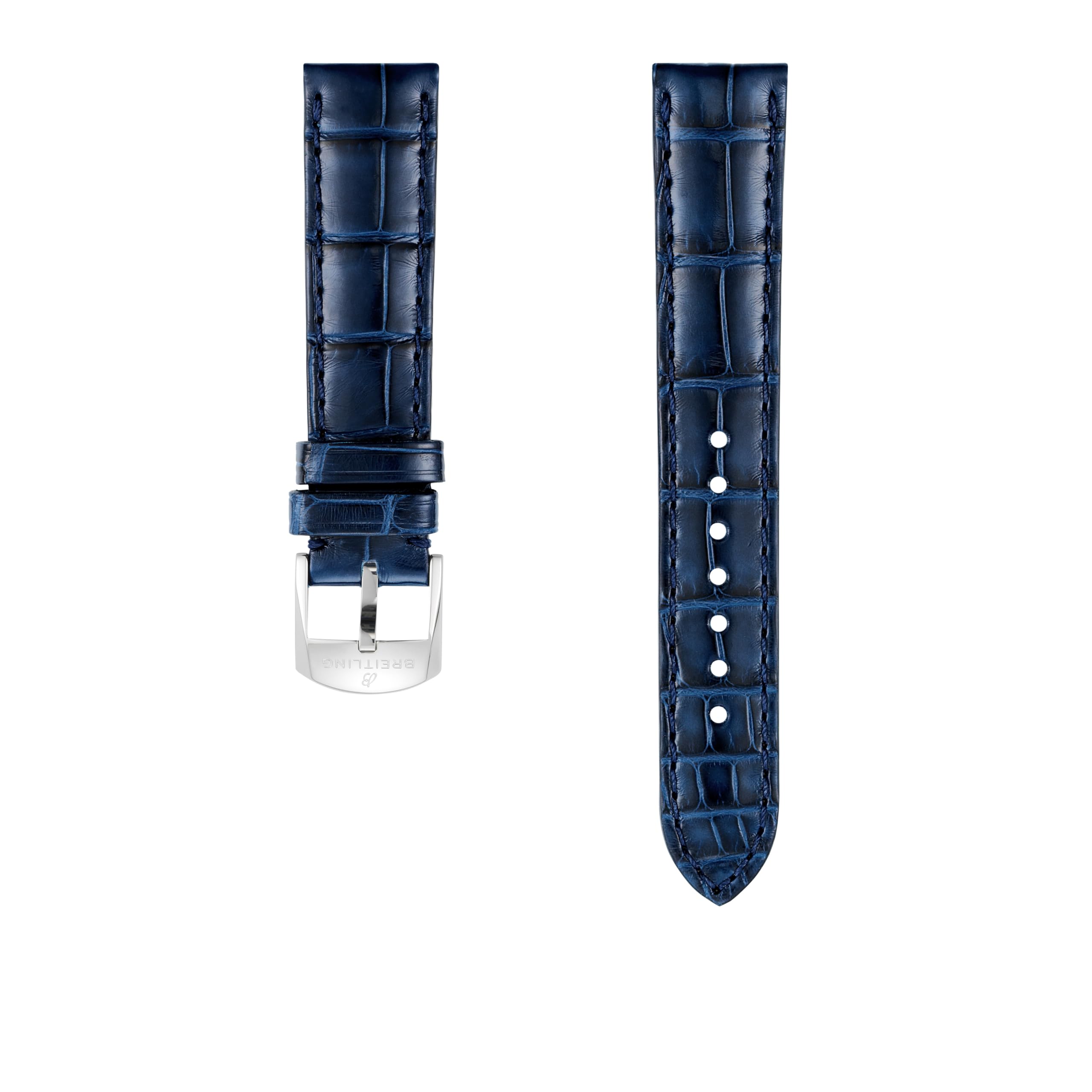 Pure Swiss 20mm Genuine Leather Strap in artificial embossed Alligator-Style desing Watchband with quick Release pin Colour Blue (B0D9Z1BP58) Amazon Price History, Amazon Price Tracker