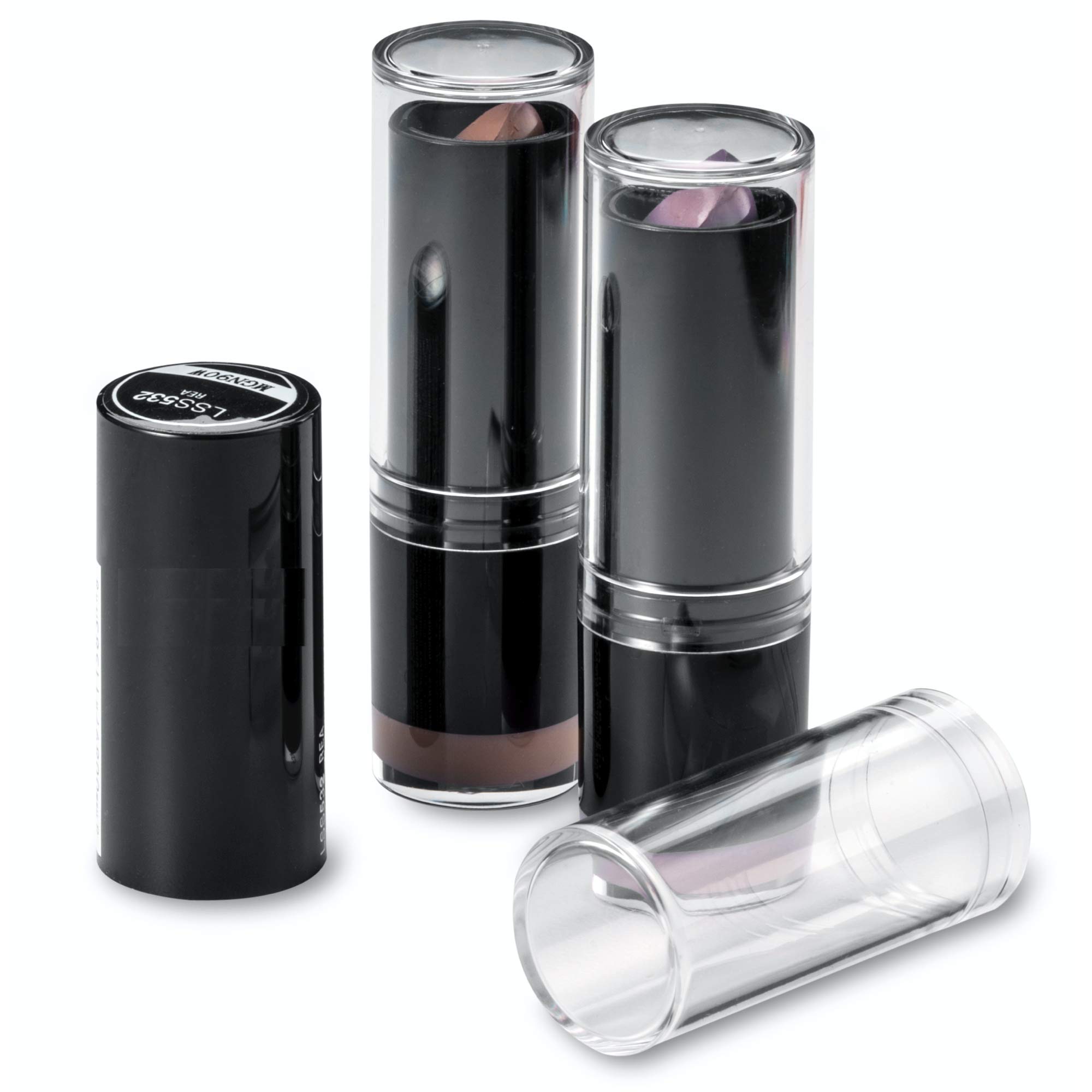 BY ALEGORY Clear Lipstick Caps For NYX - EXTRA CREAMY Lipstick - Replaces Original Cap To See Your Favorite Lipstick Color Easily (12 Pack)