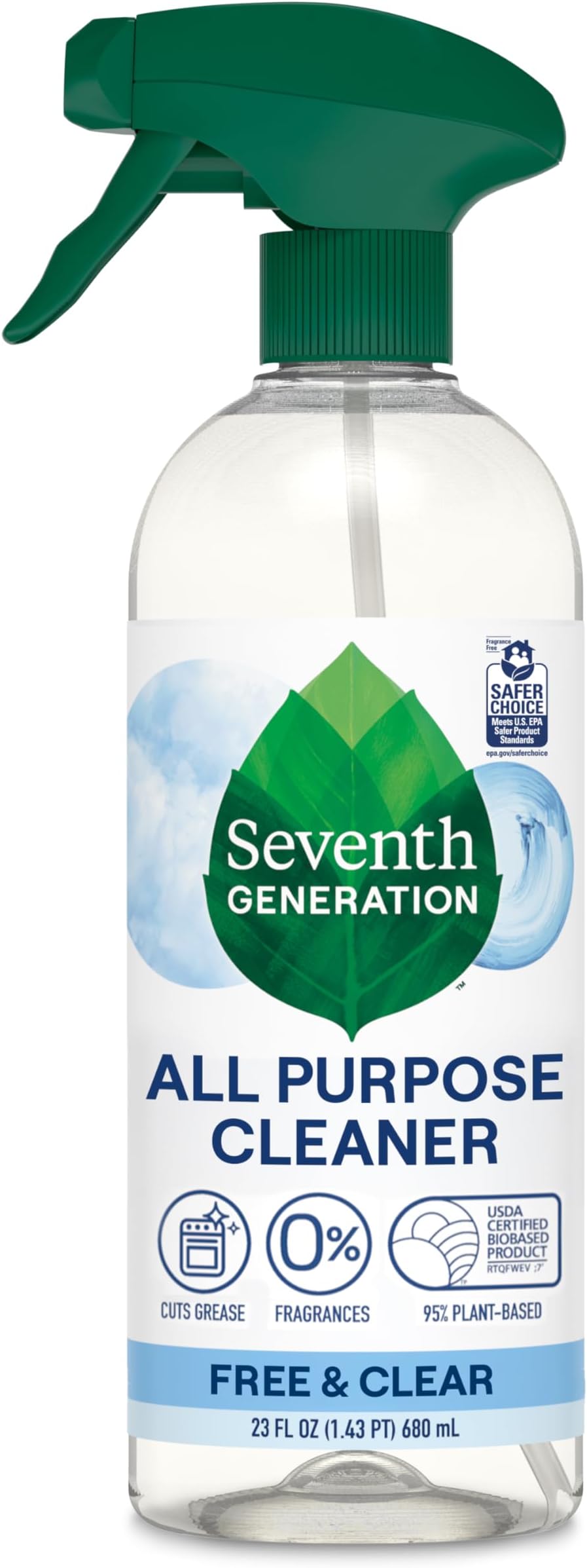 All Purpose Cleaner, Free & Clear, 23 fl oz