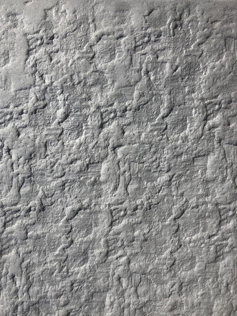 Strukturierte Walze für Zement, Mörtel und Monoschicht, Thematisierung Druckbeton Gestempelt (ROCA)