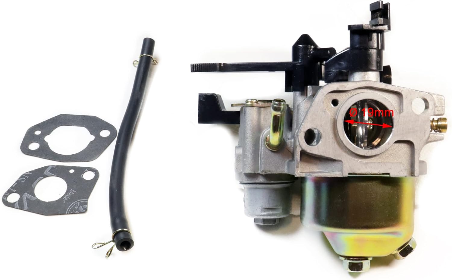 HOLZER D19 mm carburettor for 140-220 cc petrol engines with seals - Image 3