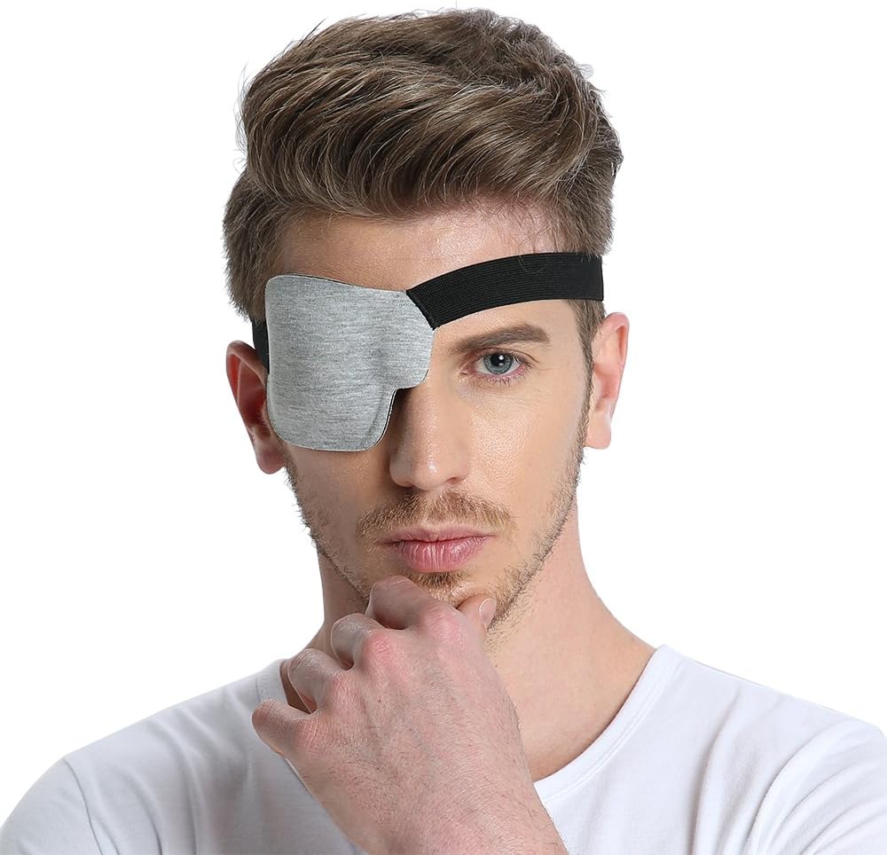FCAROLYN 3D Eye Patch - Gray (Right Eye)