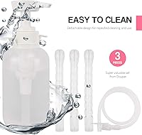 Vista 7 de Douper Sistema de limpieza vaginal reutilizable - Excelente limpiador y ducha para mujeres, manténgase limpio con capacidad de 10.1 fl oz