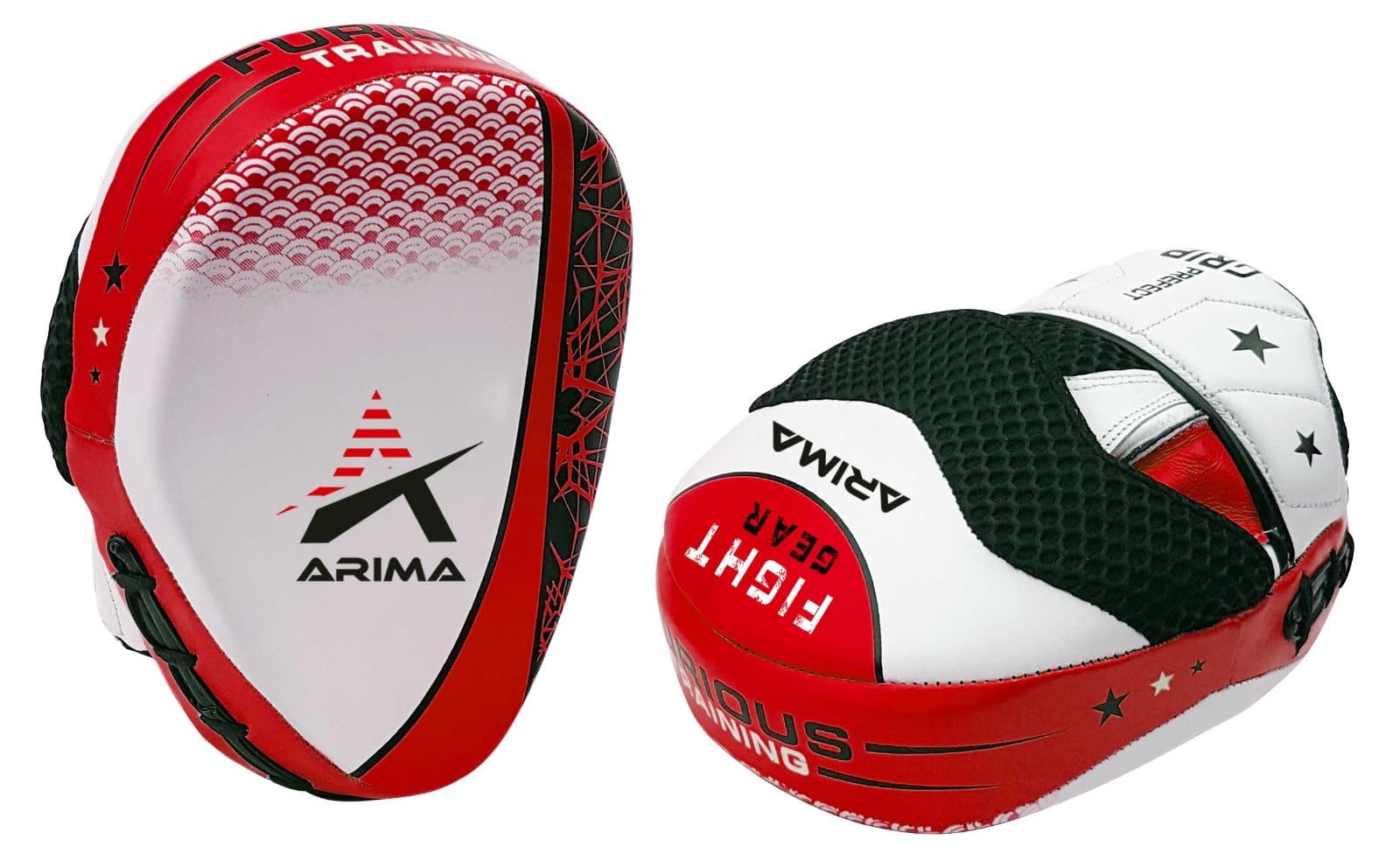 Arima Perfect Grip Focus Pads, Adjustable Hand Mitts for Technical Training, Boxing, MMA, Martial Arts, and Kickboxing