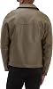 Oversized Faux Leather Jacket - Button Closure Urban Style