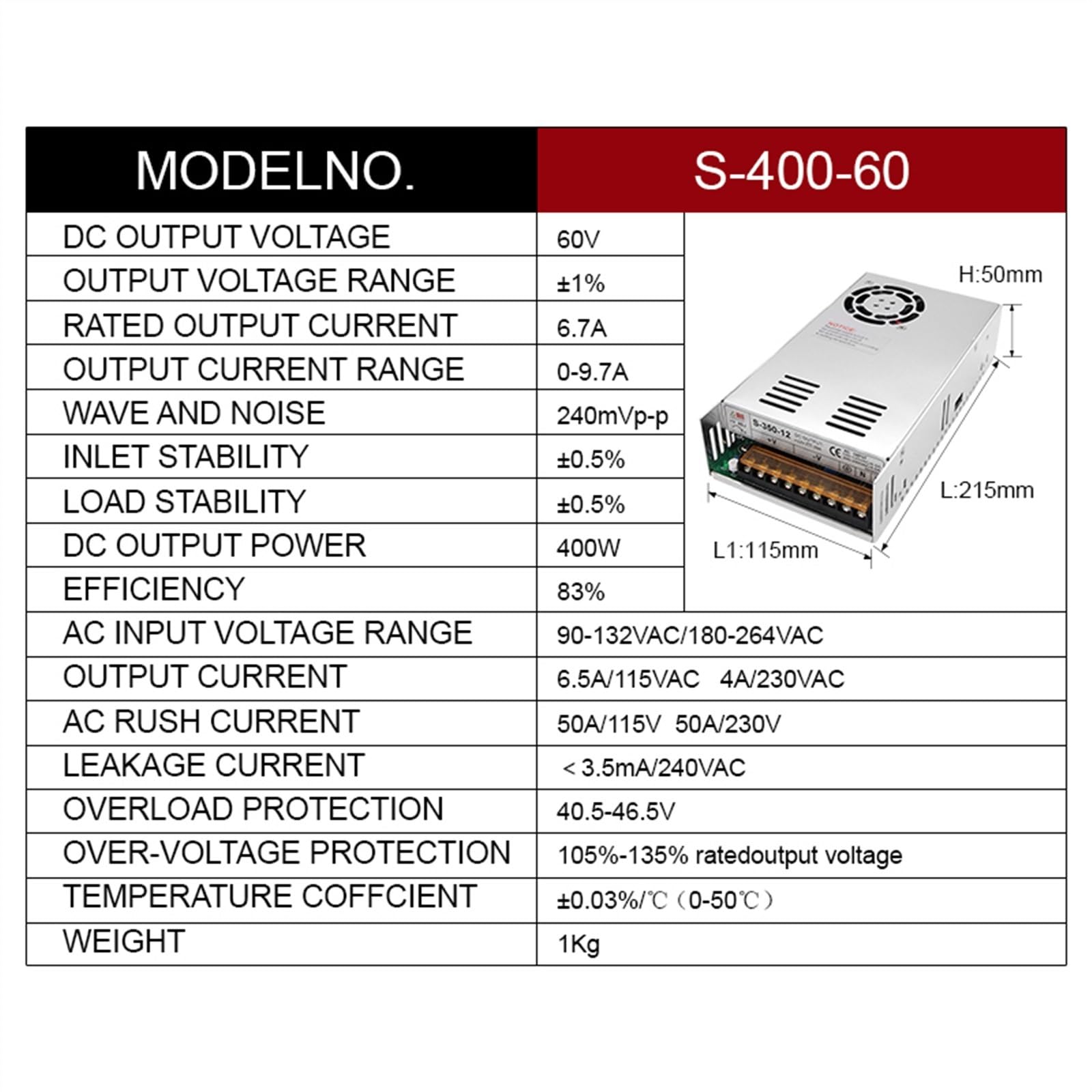 EDEDE Motore Passo-Passo, Kit Motore Passo-Passo CNC NEMA 34, Motore Nema34 Ad Anello Chiuso 12N 8.5N 4.5N Motore CC + Servoazionamento HBS860H + Alimentatore 400w 60v(1kit 12N,Without Power Supply)