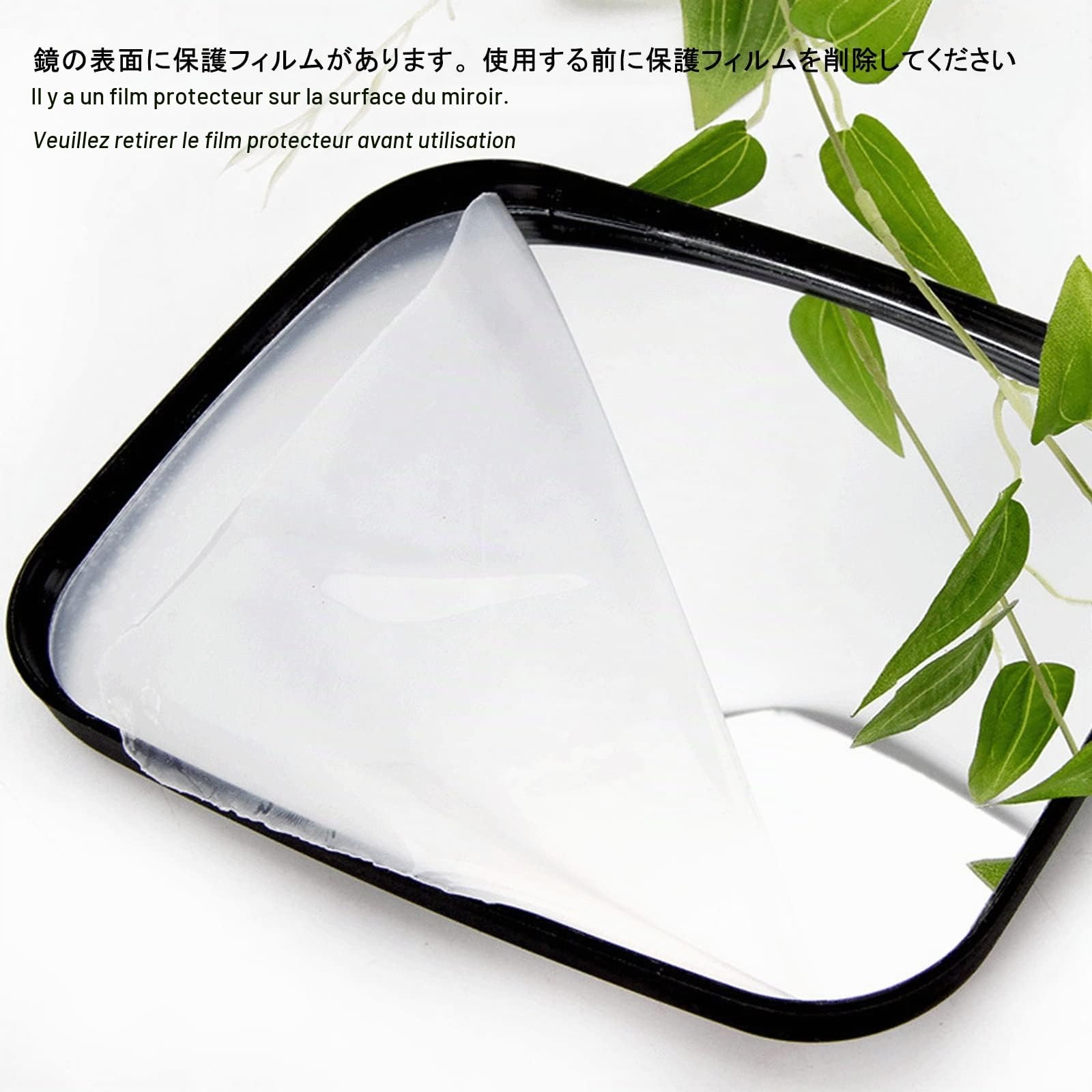 V3VOGUE Miroir Convexe Noir Sécurité Miroir De Circulation Convexe Trafic Route Sortie De Garage 16cm 22cm 24cm, Réglable Miroirs De Sécurité avec Grand Angle, pour Surveillance Panoramique