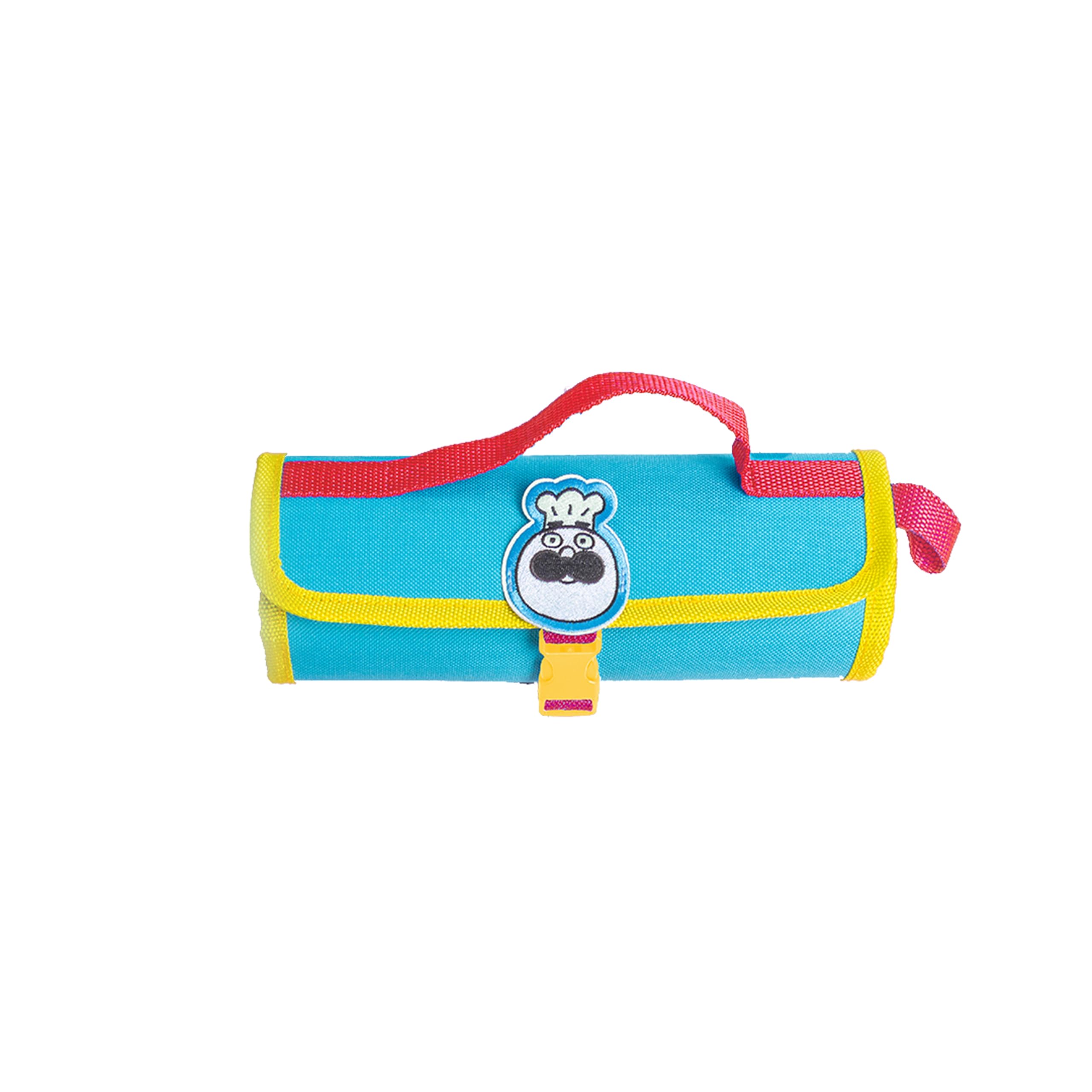 Chefclub Kids - Trousse de rangement avec Fouet, Spatule, Cuillère, Maryse et Pinceau - Dès 4 ans | Kit ustensiles de cuisine pour enfants - Matériaux sans BPA - Kit patisserie enfant - Idée Cadeau 4 ans