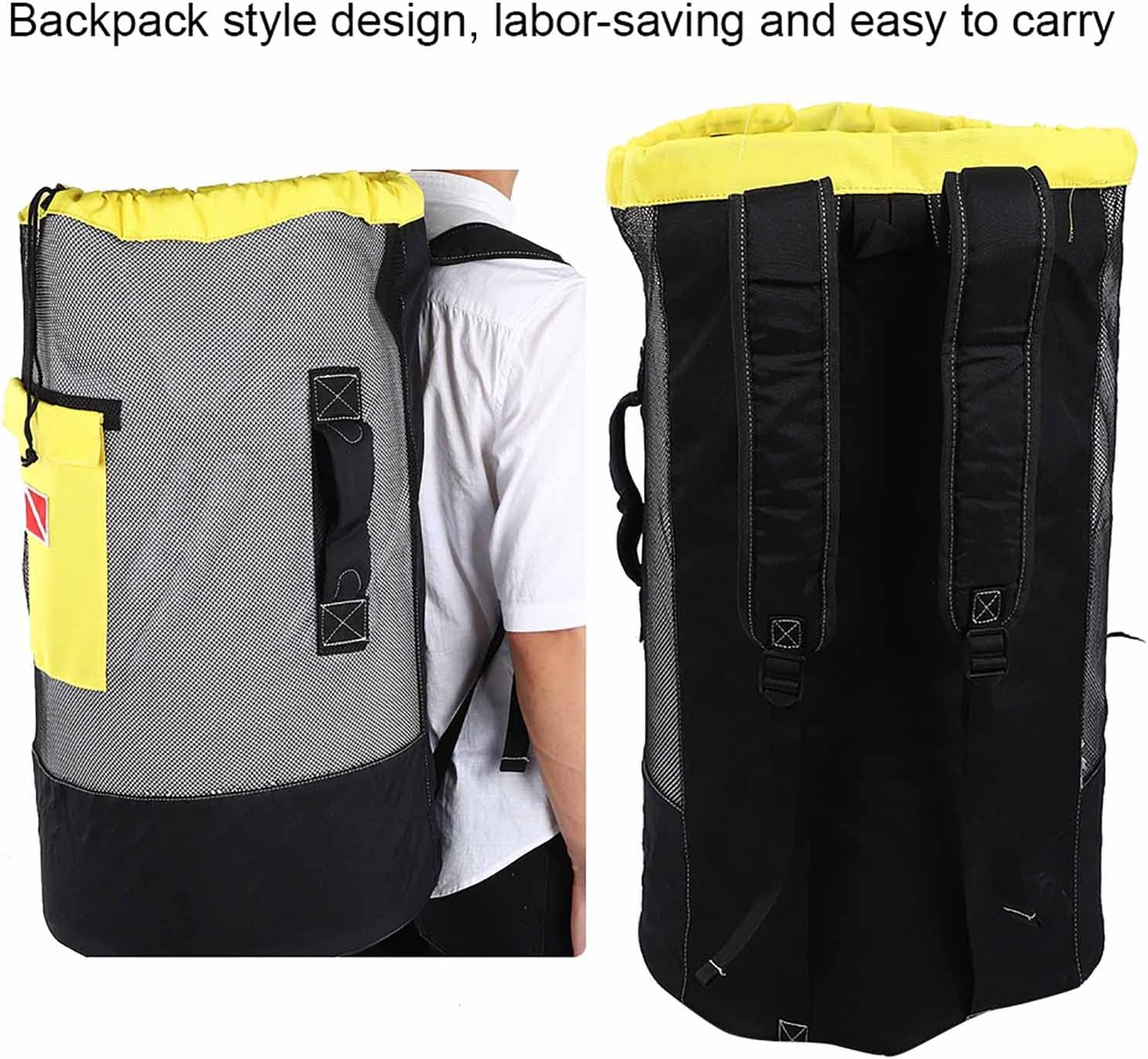 VGEBY Large Capacity 80L Diving Bag Backpack, Convenient Multiple Pockets for Football, Drifting, Swimming