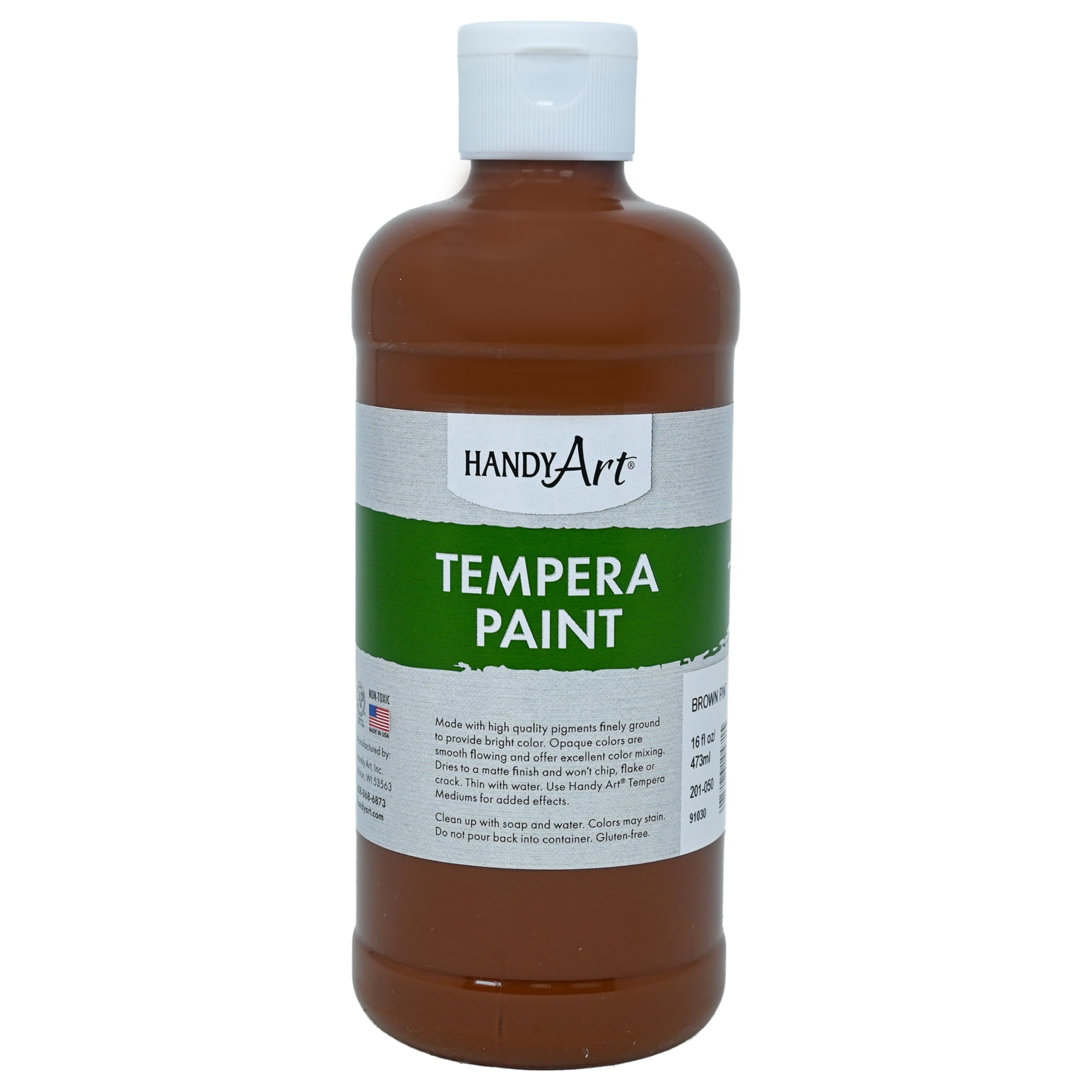 Handy Art Premium Tempera Paint, Blue, 16 oz Pint Bottle — view 15
