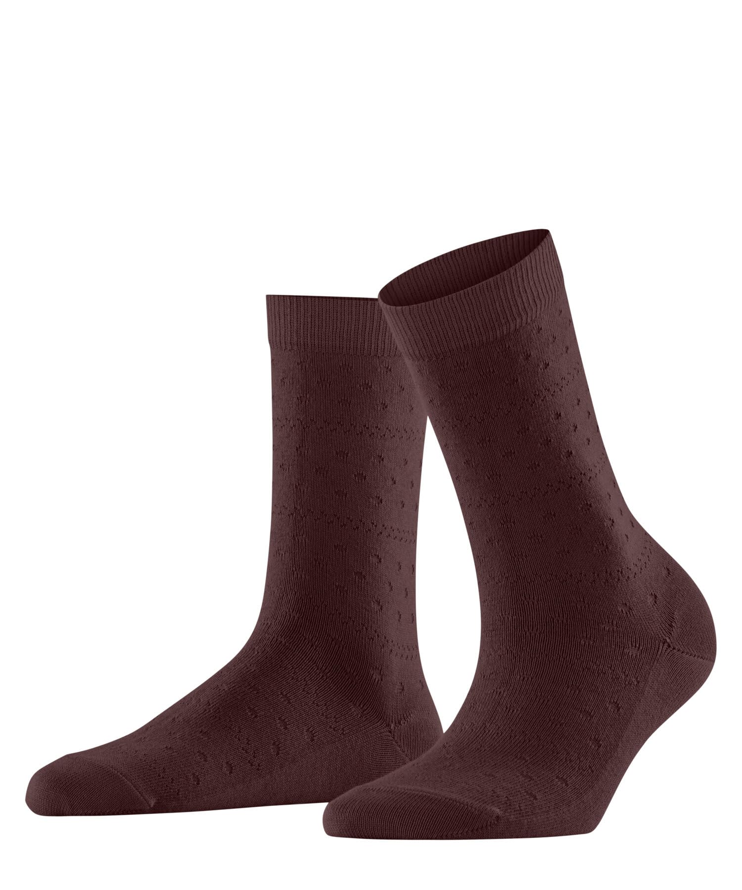 FALKE Women's Family W So Sustainable Cotton Plain 1 Pair Socks, Brown Cayenne 5950 Special Edition, 5.5-8