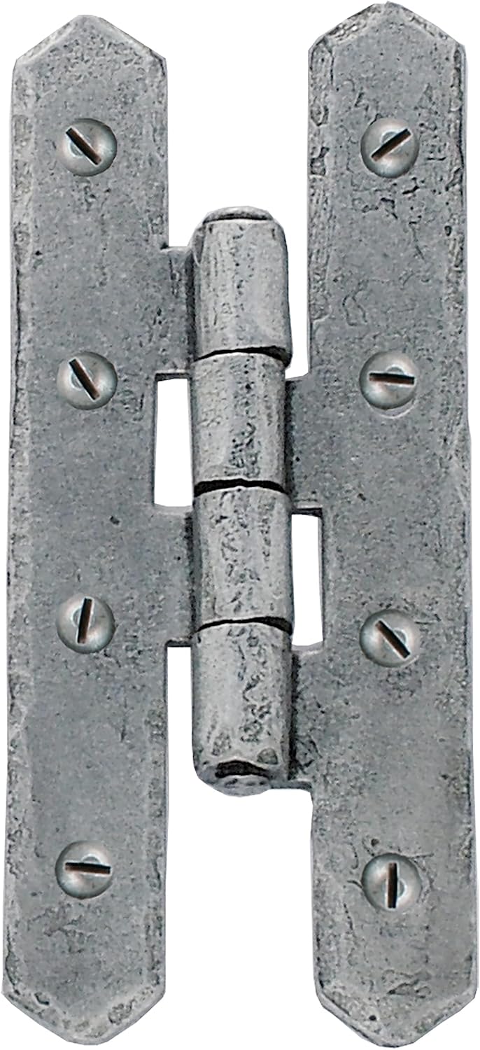 From The Anvil Pewter 4 Inch H Hinge (Pair)