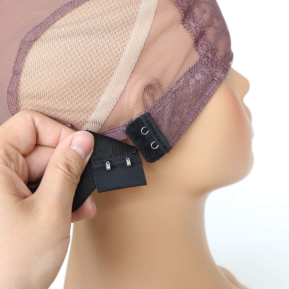 BTWTRY Black Elastic Band with Adjustable Hooks for Wigs/Lace Closure/Lace Frontal Sewing Band 1.2inch width 9.5inch length (1pc-Black)