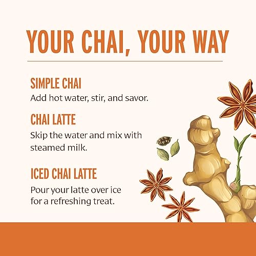 Miniatura 3 de Banyan Botanicals Masala Chai - Té orgánico Masala Chai con té negro Assam y hierbas adaptogénicas - Té moderadamente cafeinado para una energía