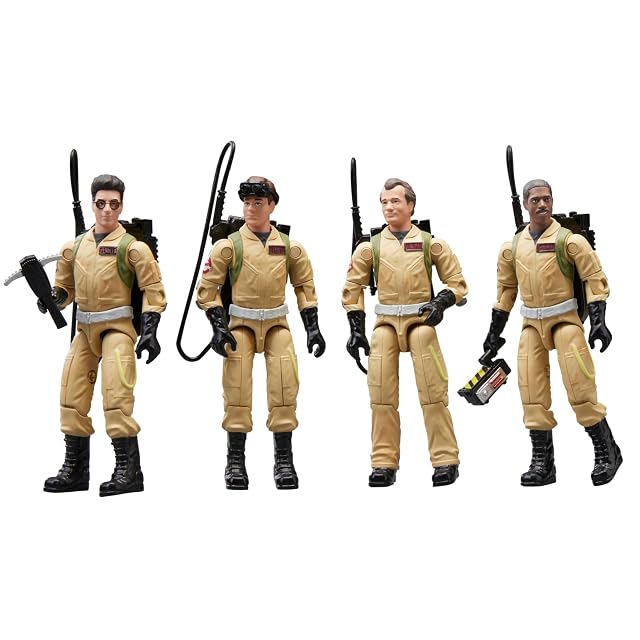 Ghostbusters Plasma Pack - Juego de Figuras de acción con Junta tórica, 40 Aniversario, Escala de 9 cm…