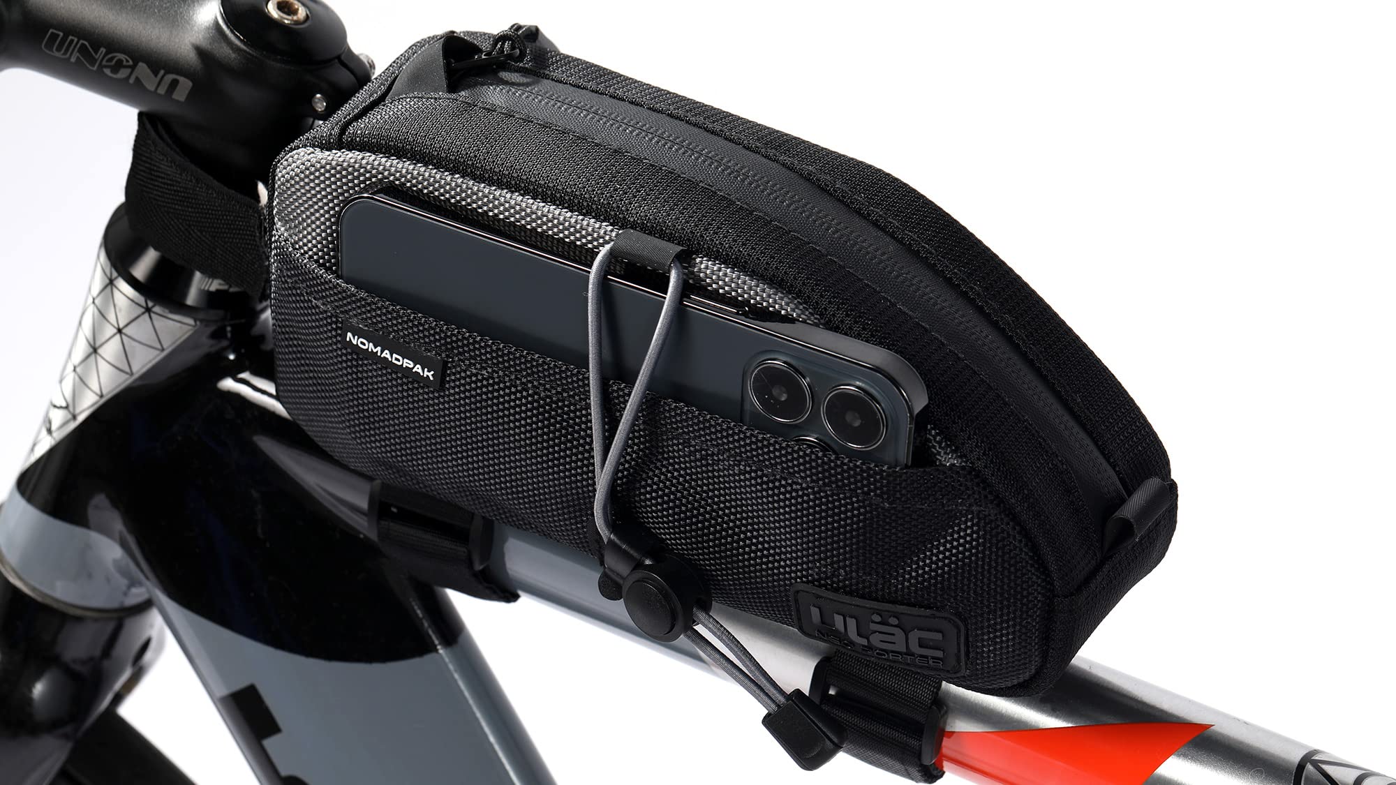 ULAC NOMADPAK: TREKKING Top Tube Bag (Teal-Yellow, 1.2L) - Image 3