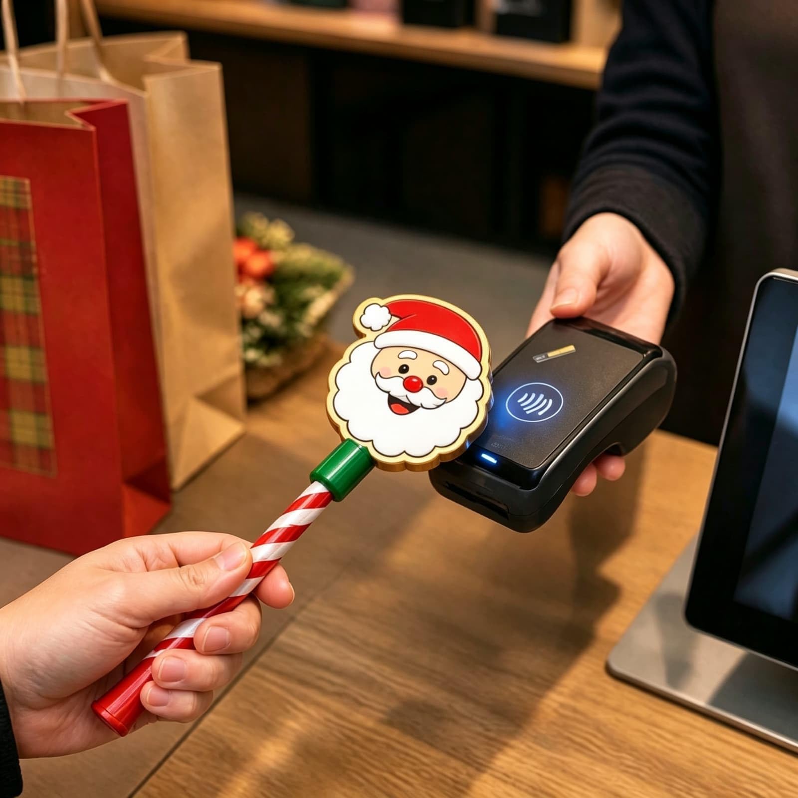 Christmas Tap Wand, Credit Card Wand Tap to Pay Wands,Gift box - Image 2