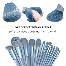 Koccido Makeup Brushes 22 Pcs Makeup Kit,Foundation Brush Eyeshadow Brush Make up Brushes Set (Blue, 22 Piece Set Large)