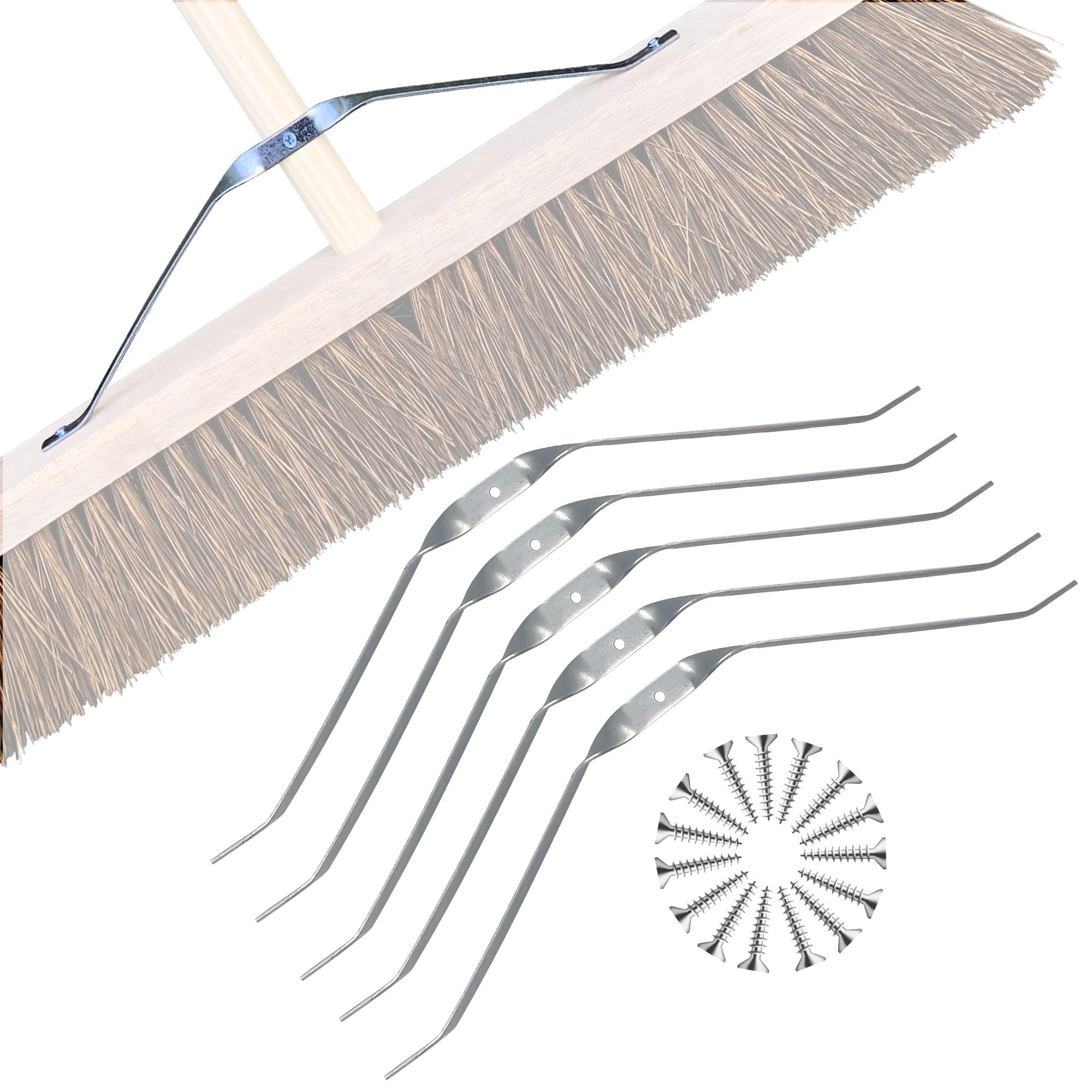 The Dustpan & Brush Store Outdoor Broom Stay Arm 5X Sweeping Industrial Heavy Support Bracket