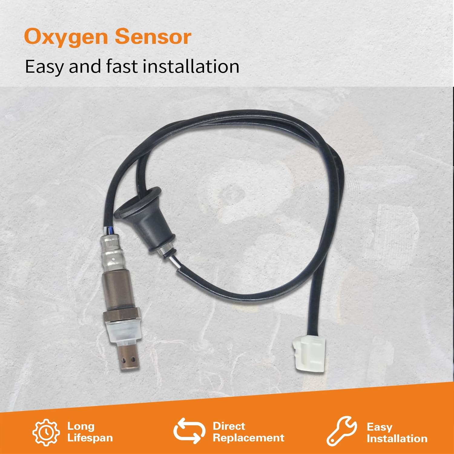 2Pcs Upstream and Downstream Oxygen O2 Sensor for Matrix 2011-2014 1.8L L4, Corolla 2011-2013 1.8L-L4.OE#2344305 2349112