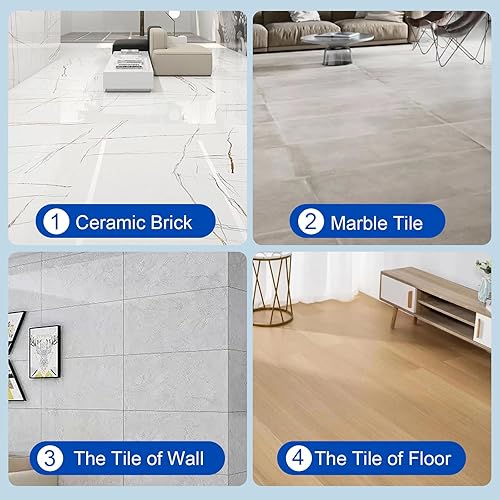 Miniatura 5 de DGSL Clips para sistema de nivelación de azulejos, 500 piezas de espaciadores niveladores de azulejos, sistema de nivelación de azulejos