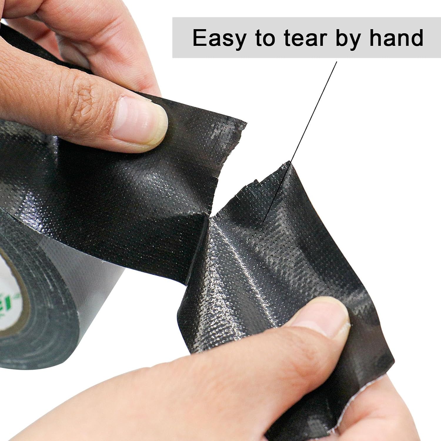 BOMEI PACK Duct Tape 1.5 inches Wide Black Industrial Grade 1.5 inches x 60 Yards, 9 Mil Heavy-Duty, Waterproof, UV Resistant for Crafts & Home Improvement