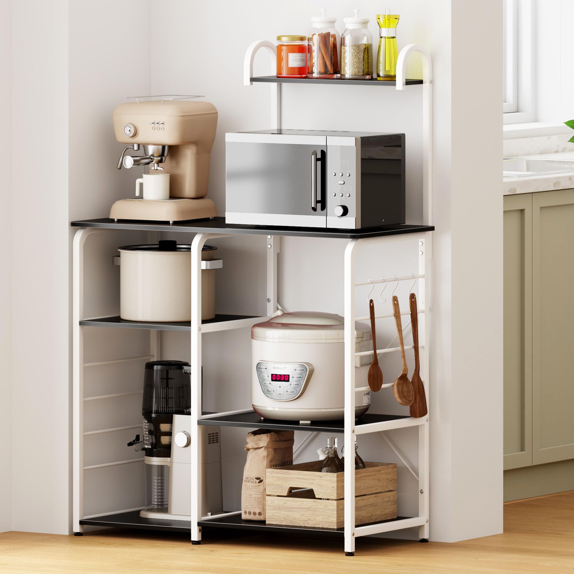 SogesPower Support utilitaire pour four à micro-ondes avec petits crochets - Chariot de rangement pour poste de travail - SP-172