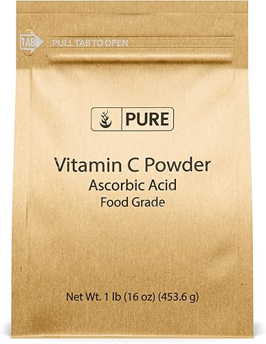 Miniatura 4 de PURE ORIGINAL INGREDIENTS Paquete de polvo de L-lisina HCI y vitamina C, 1 libra cada uno, sin OMG, sin gluten, suplementos dietéticos