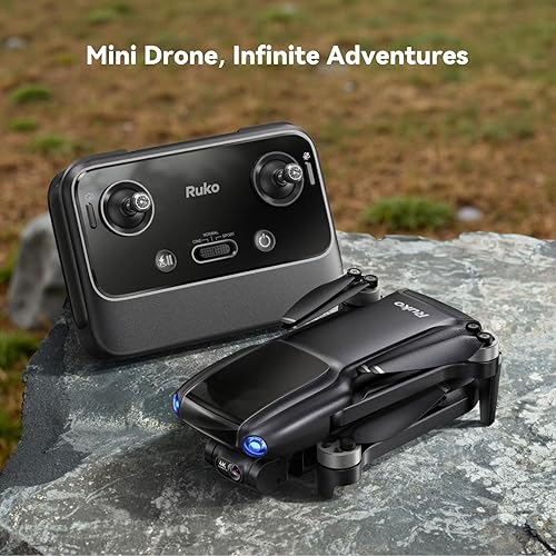 Miniatura 16 de Ruko Drones U11MINI con cámara para adultos 4K, 70 minutos, 2 baterías, menos de 8.82 oz, dron con cámara GPS TOF 9800 pies de largo alcance retorno