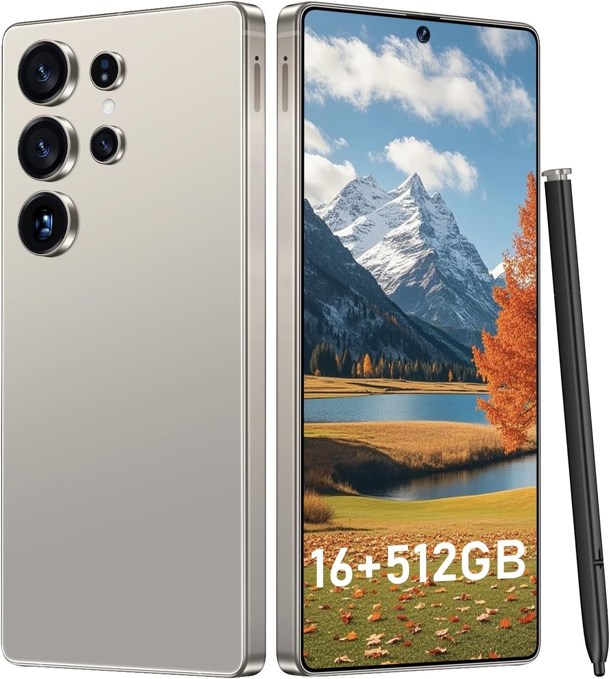 I25 Ultra: Powerhouse 16GB/512GB, 2-Day 7000mAh Battery, Huge 6.99" Android 14 Phone w/Built-in Stylus - Your All-in-One Device The Superior Choice (Titanium Gray)