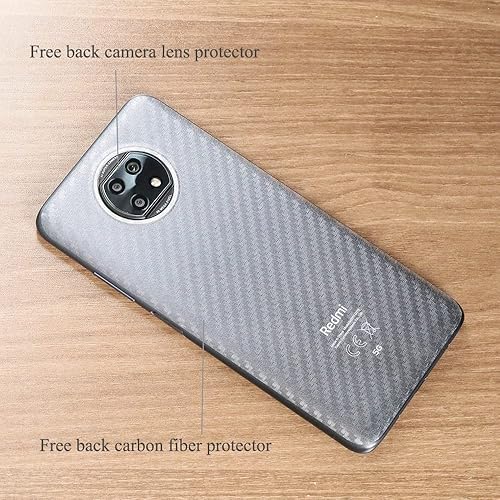 Miniatura 4 de Ibywind Protector de pantalla para Redmi Note 9T 5G (6.53 pulgadas), con 2 piezas de vidrio templado, 1 protector de lente de cámara, 1 película de