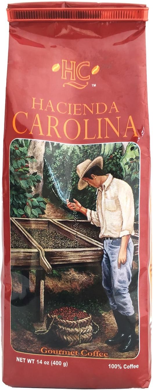 Cafe Hacienda Carolina Ground Coffee, 14 Oz Bag - From Nicaragua