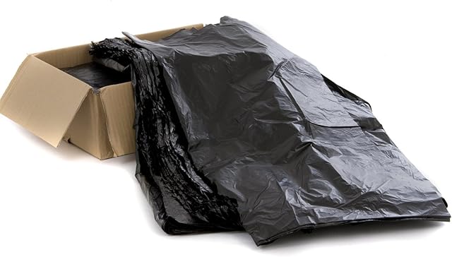 bag it Plastics Wheelie Bin Liners Sacks Refuse Bags Heavy Duty 90 Gauge - Pack of 100