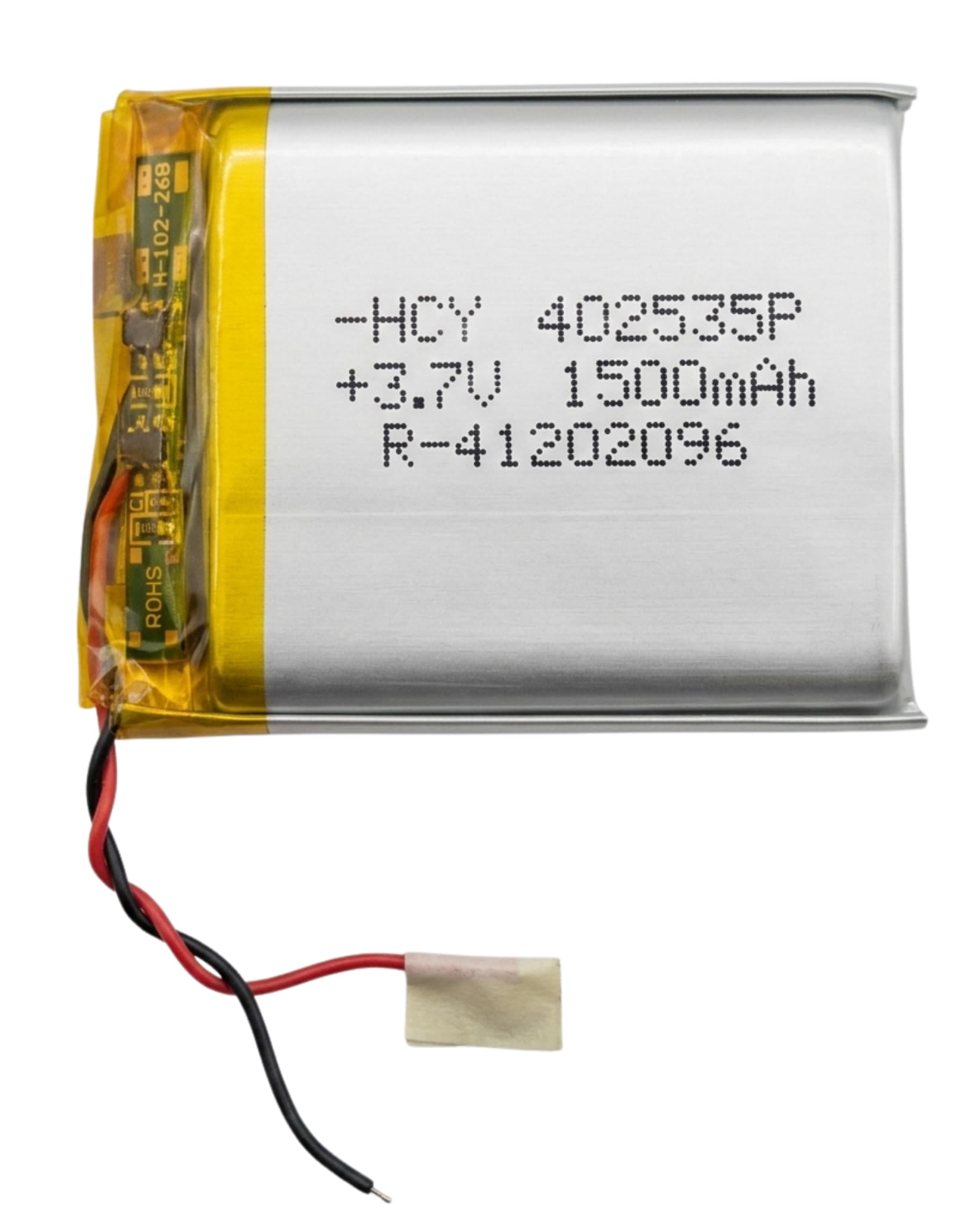 3.7v 2000mAh 2pin Wire Rechargeable Battery for RC Toys, Bluetooth, DIY, MP3, DVD Player (1500mah)-image-39