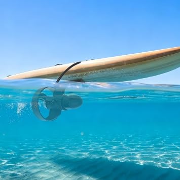 SUP Motor with 441Lbs Thrust - 288W Electric Water Thruster for Paddle Boards, IP68 Waterproof & Anti-Entanglement, Fits Kayak, Canoe, Inflatable Boat