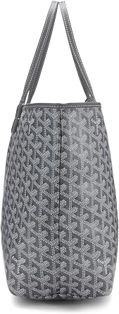 Pre-loved Grey Goyardine Canvas Saint-Louis PM, Grey