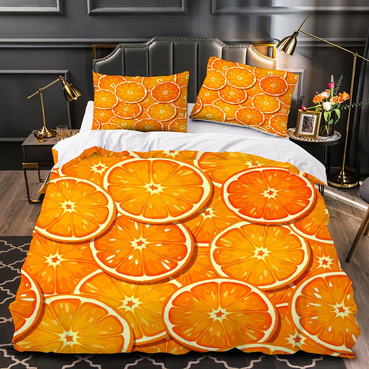 Housse de couette fermeture éclair 220x240 cm pour un lit rapide à faire