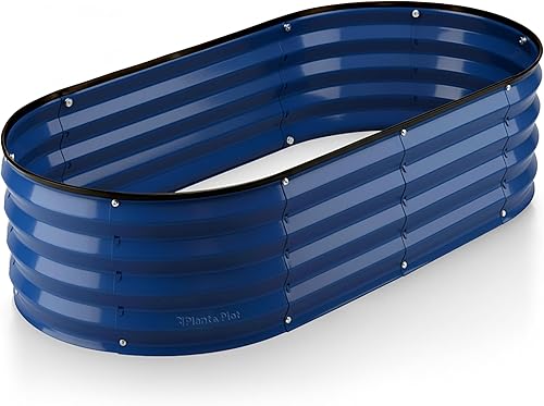 Vista 20 de Plant & Plot Camas de jardín elevadas galvanizadas al aire libre/ Jardinera elevada de 4 x 2 × 1 pie para jardinería, verduras, flores, caja