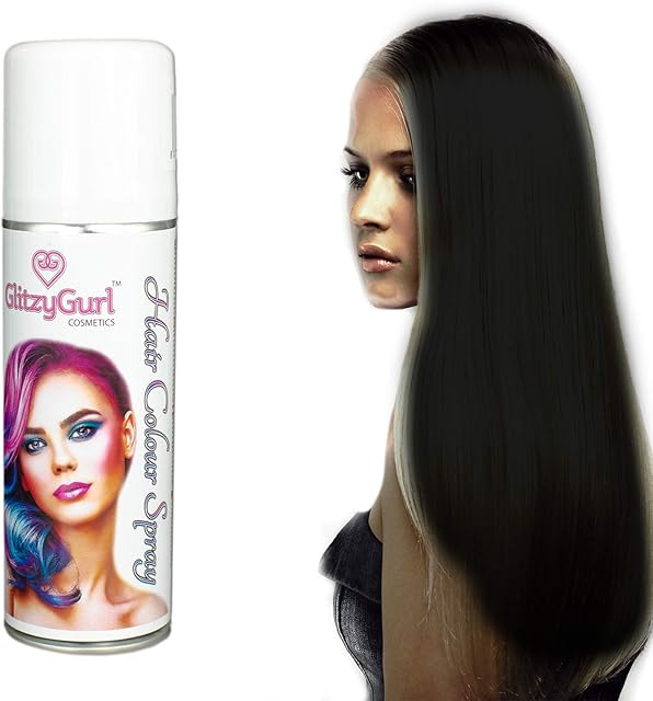 Hair Colour Spray 125ml Loose (Black)